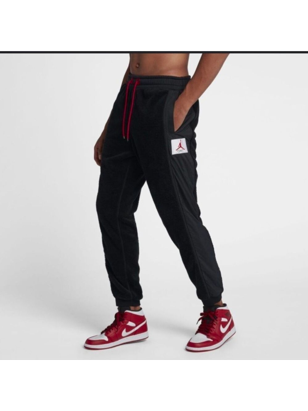 Air Jordan Wings Flight Pants Black Size Small